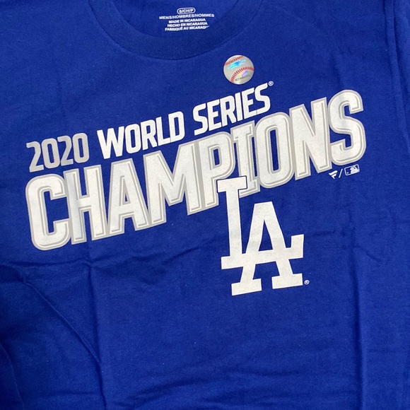 Fanatics Other - Los Angles Dodgers Fanatics 2020 World Series Champions T-shirt